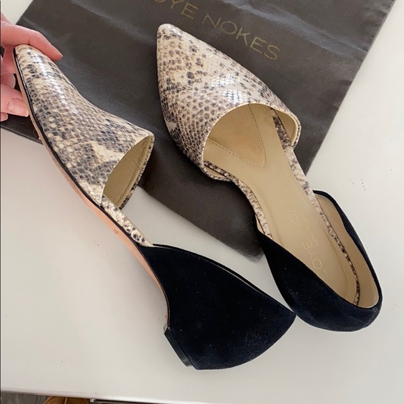 Coye Nokes snakeskin flats - Picture 2 of 6